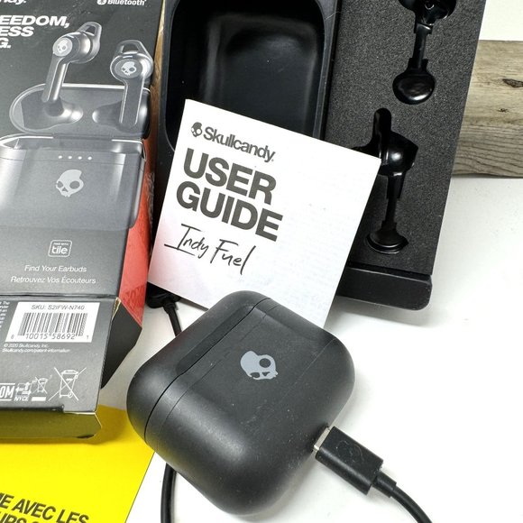 Skullcandy Indy Fuel Wireless Earbuds  Bluetooth Like New - Picture 5 of 6